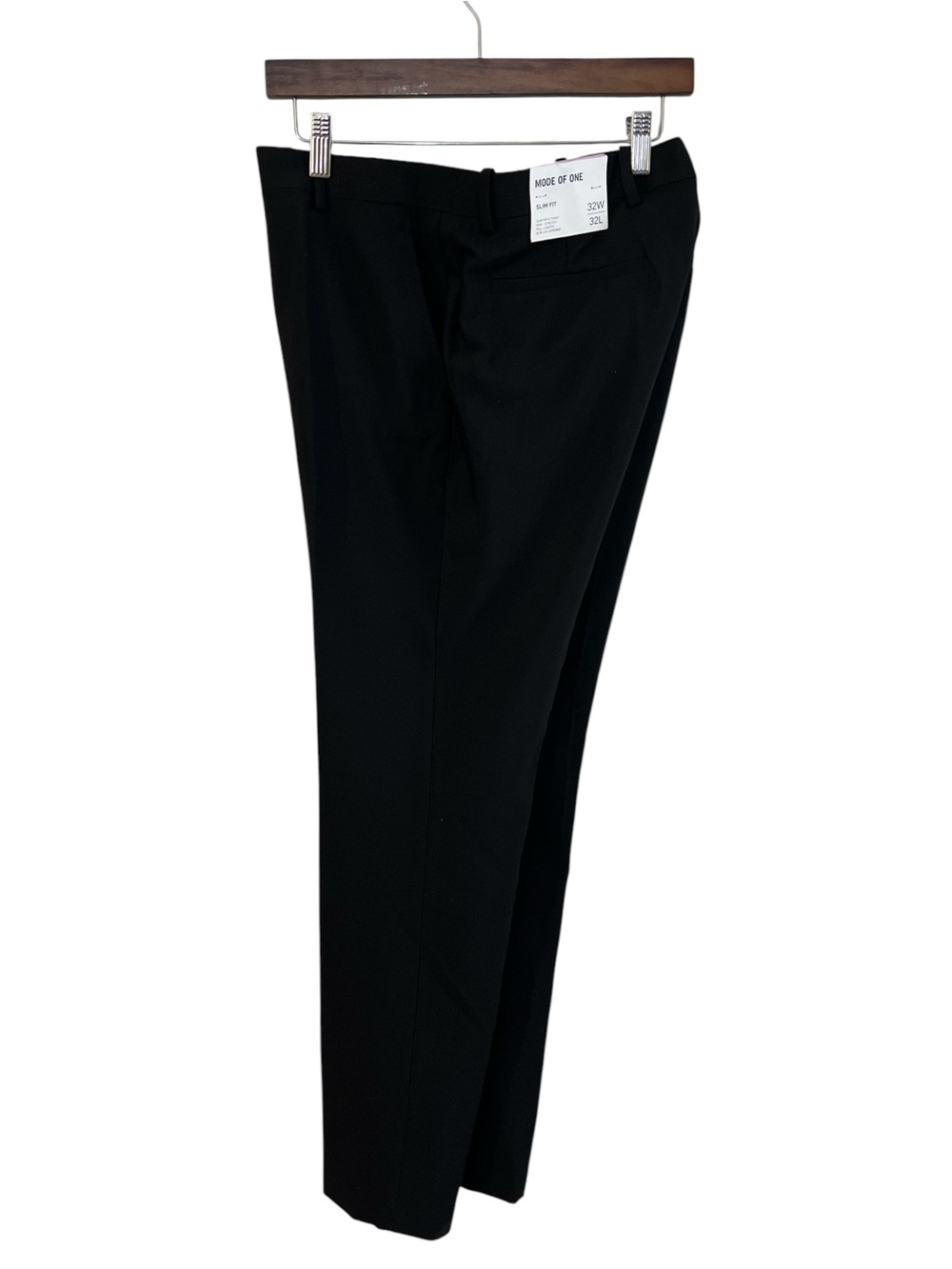 Mode of One Men's Slim Fit Suit Pants, Color Black, Size 32W x 32L